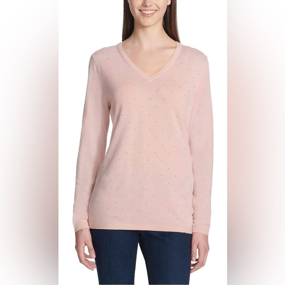 DKNY Jeans Ladies' Rhinestone Embellished Sweater